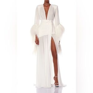 Bronx and Banco Geisha Blanc maxi dress